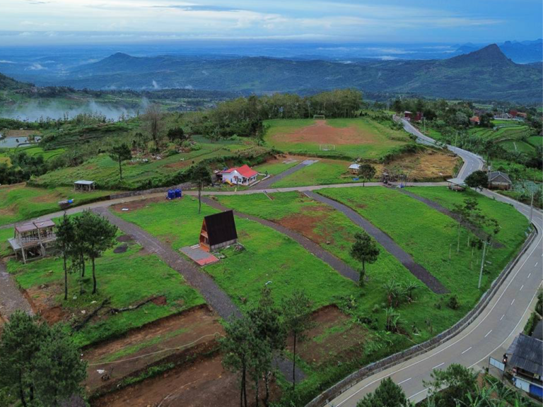 Akses Jalan Tanah Kavling Panoramic Highland Puncak Bogor